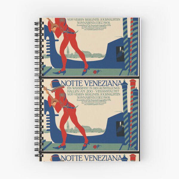 Item preview, Notte Veneziana Berlin Water Festival 1908 designed and sold by artofuniverse.