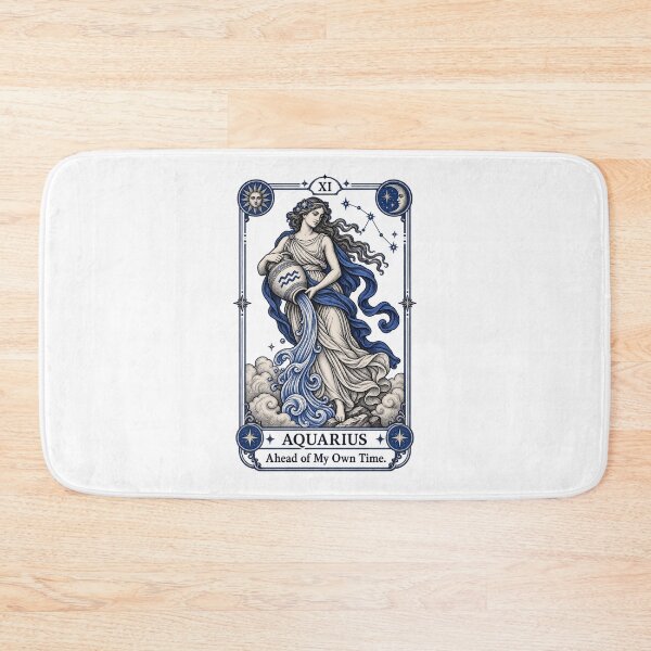 Item preview, Aquarius Zodiac Tarot — Ahead of My Own Time designed and sold by Mystik-Media.