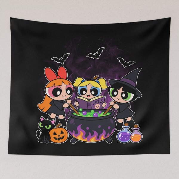 Item preview, PPG Powerpuff Girls Witch Coven Spooky Halloween designed and sold by SonnyGilmore.