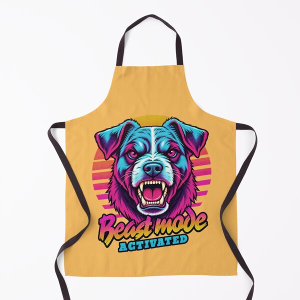Item preview, Jack Russell Dog Beast Mode - Neon Cyberpunk Horror designed and sold by PixelsPaws.