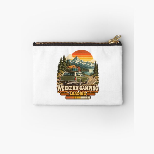 Item preview, Weekend Camping Loading – Vintage Station Wagon Road Trip designed and sold by urbinet.