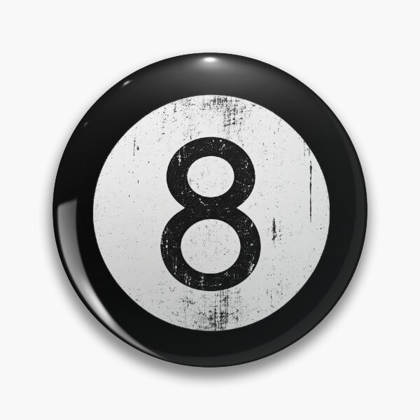 Item preview, Vintage Distressed Number 8 - Magic Eight Ball Icon designed and sold by TheDisloyalists.