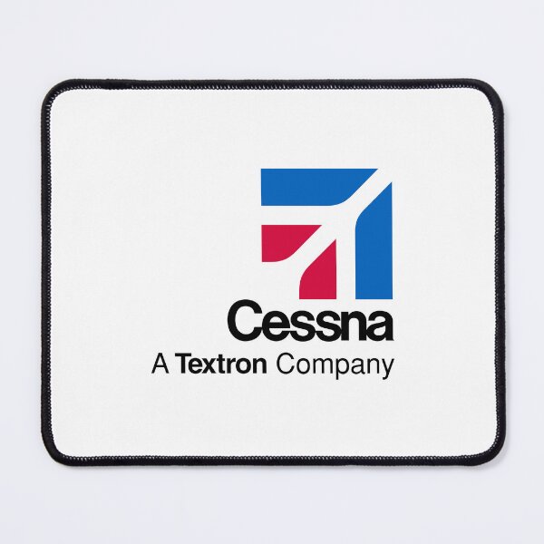 Item preview, Cessna Logo - Blue and Red Geometric Symbol with Black Wordmark, A Textron Company Aircraft Brand designed and sold by Bluediamond99.