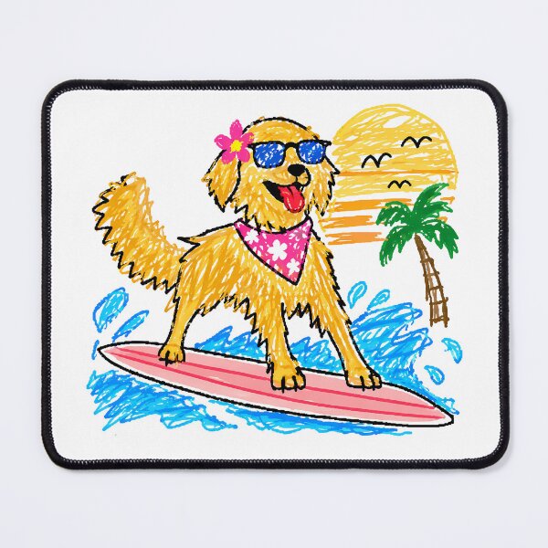Item preview, Stoked Surf Dog designed and sold by karamram.