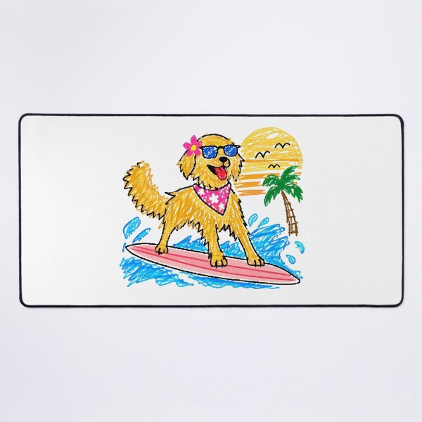 Item preview, Stoked Surf Dog designed and sold by karamram.