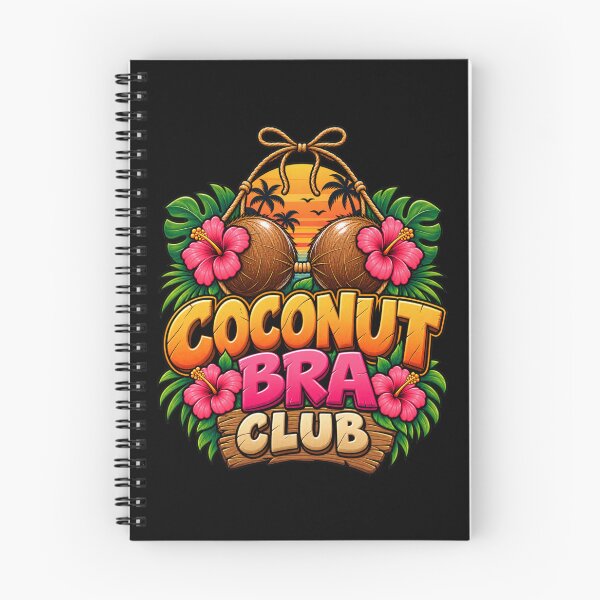 Item preview, Coconut Bra Hawaiian Funny Party Hawaii Design designed and sold by DarkRelicStudio.