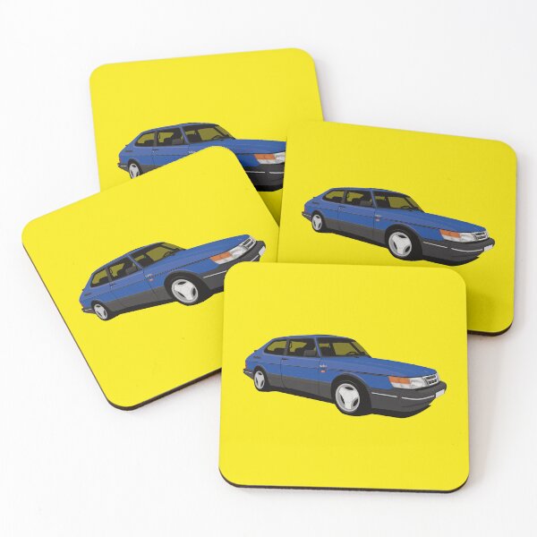 Item preview, Blue Saab 900 Turbo 16 Aero designed and sold by knappidesign.