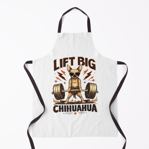 Item preview, Cute Chihuahua Lifting Weights Design for Dog Lovers and Fitness Enthusiasts designed and sold by Tom-N.
