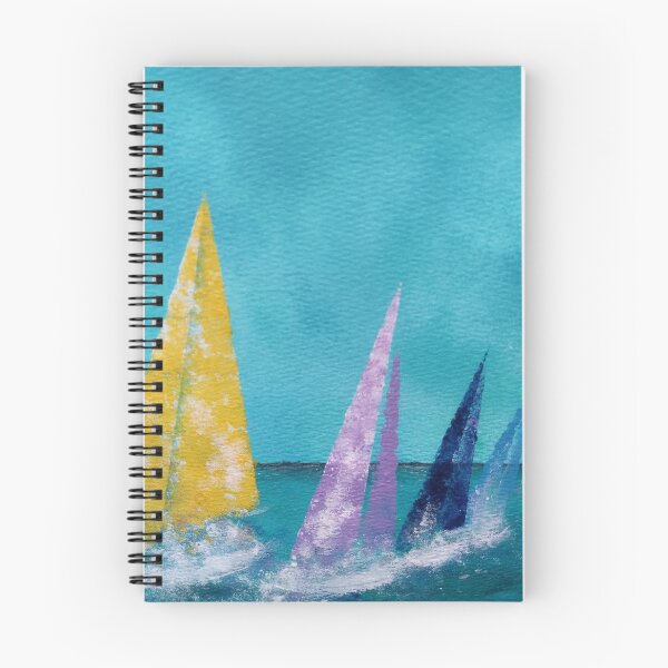 Item preview,  ´Sailing Bliss´ Colorful Regatta Sail Boats painting... designed and sold by Melissa Sadie Wright.