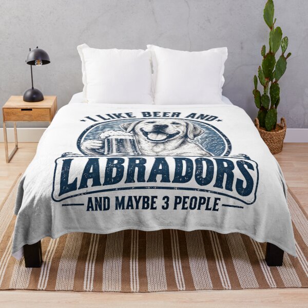 Item preview, I Like Beer and Labradors and Maybe 3 People designed and sold by fairmont-press.