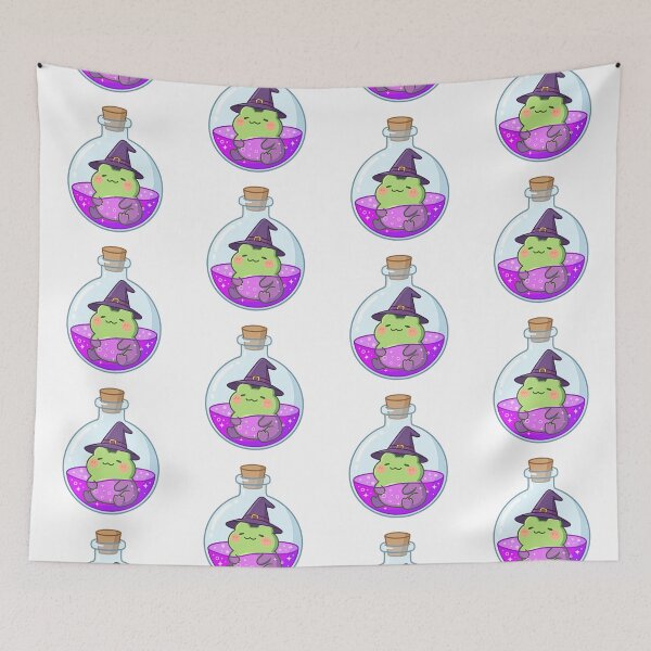 Item preview, Potion bottle wizard frog designed and sold by Kimicute.