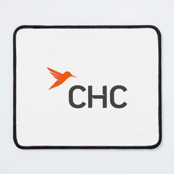 Item preview, CHC Helicopter Logo - Orange Hummingbird Emblem with Dark Gray CHC Lettering, Rotorcraft Services Brand designed and sold by Bluediamond99.
