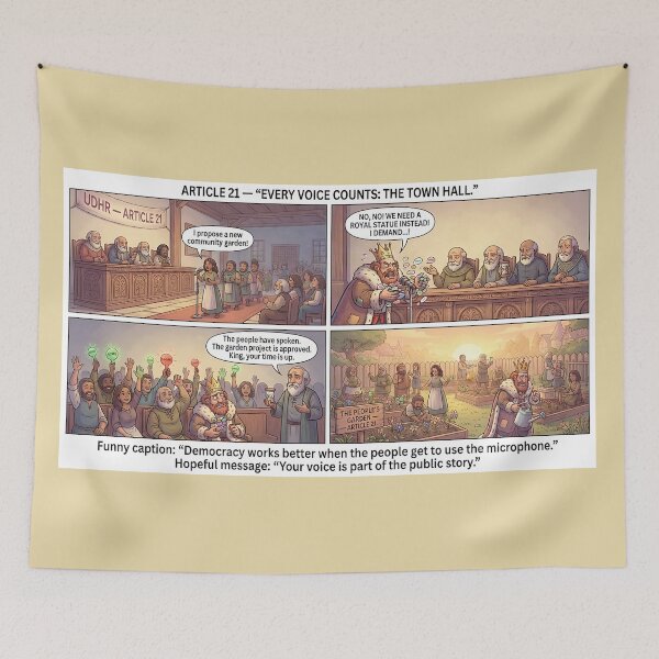 Item preview, The voice of the people determines the future of the garden. designed and sold by Mianku | Für das Leben.