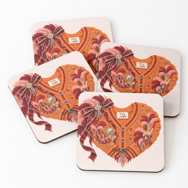 Item preview, TLOAS showgirl cardigan heart design designed and sold by taylorvinyls.