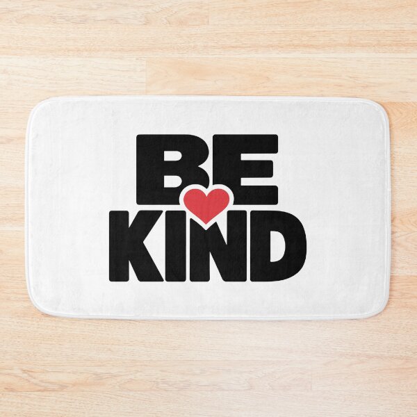 Item preview, Be Kind Positive Quote with Red Heart Inspirational Design designed and sold by FemmePod.