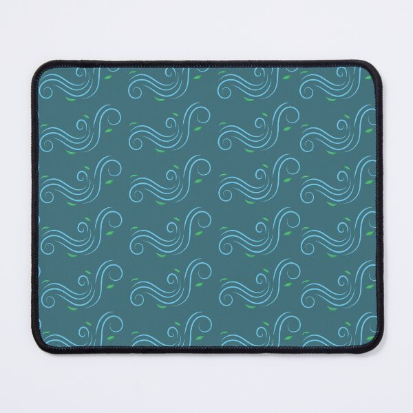 Item preview, Nordic Wave Minimalist Muted Ocean Teal Seamless Pattern Art designed and sold by Jyoti Digital Artist.