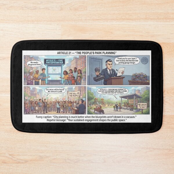 Item preview, Citizen participation shapes the city parks of the future designed and sold by Mianku | Für das Leben.
