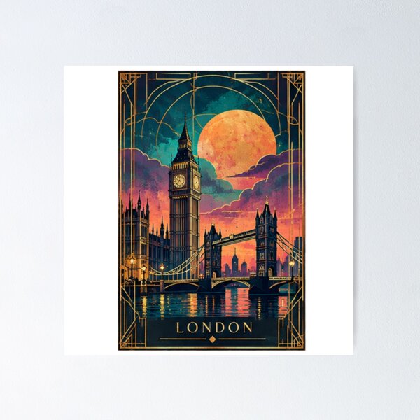 Item preview, London designed and sold by VelumStudio.