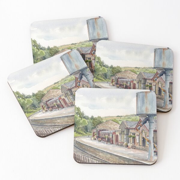 Item preview, Oxenhope Railway Station - Keighley and Worth Valley Railway designed and sold by ArtworkNorth.