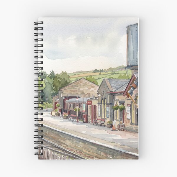 Item preview, Oxenhope Railway Station - Keighley and Worth Valley Railway designed and sold by ArtworkNorth.