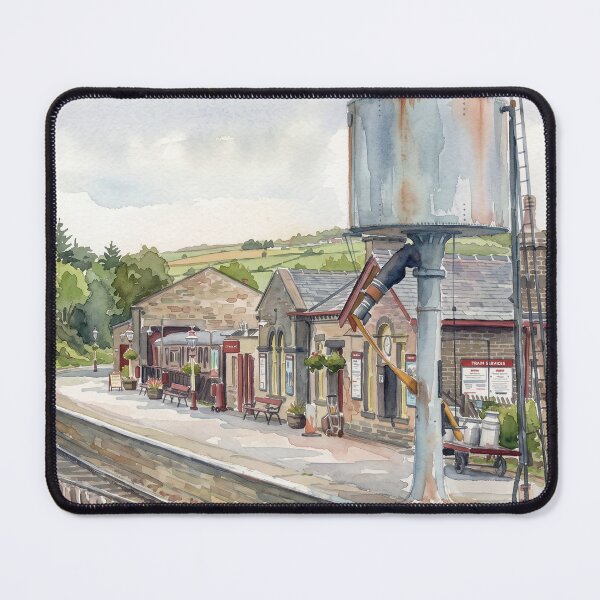 Item preview, Oxenhope Railway Station - Keighley and Worth Valley Railway designed and sold by ArtworkNorth.