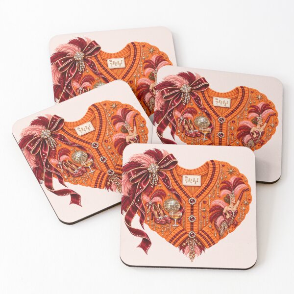 Item preview, the encore showgirl cardigan heart design designed and sold by taylorvinyls.