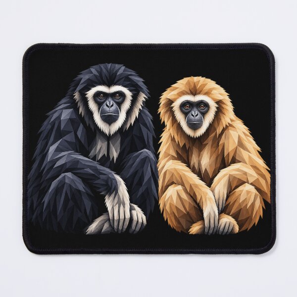 Item preview, Lar Gibbons Geometric Wildlife Art designed and sold by redsharkuk.