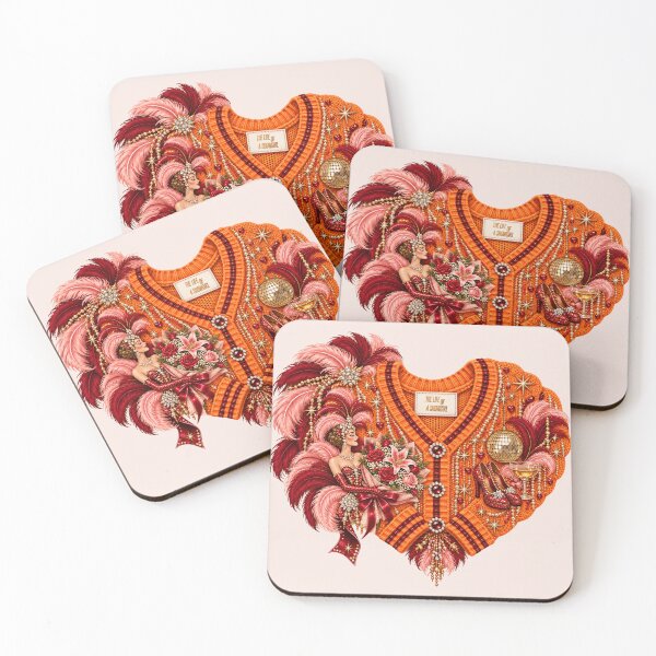 Item preview, showgirl cardigan heart design bouqet designed and sold by taylorvinyls.