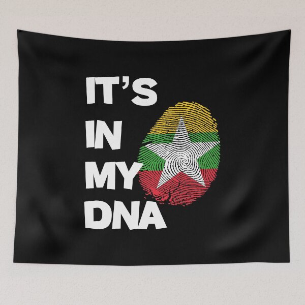 Item preview, Myanmar Flag National Pride Design designed and sold by Azeecreate009.