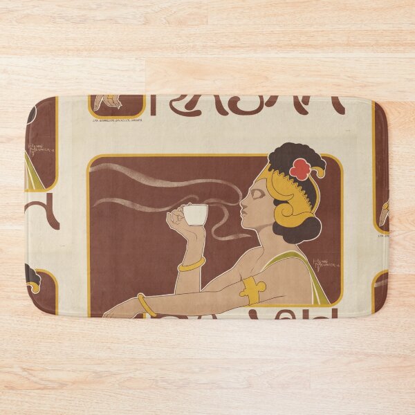 Item preview, Rajah Coffee Advertisement Brussels 1897 designed and sold by artofuniverse.