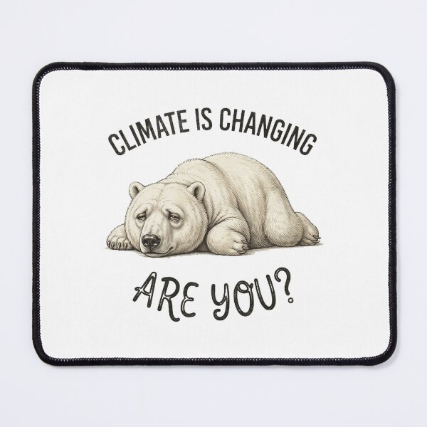 Item preview,  Polar Bear Sketch Ink Drawing Climate Quote designed and sold by matrixvip.