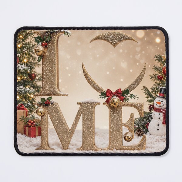 Item preview, I LOVE ME GOLD GLITTER CHRISTMAS SELF LOVE designed and sold by I LOVE ME.