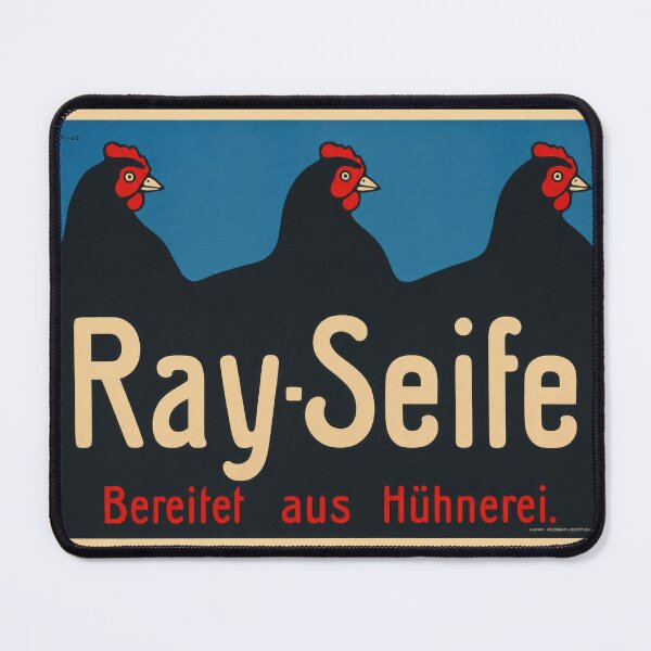 Item preview, Ray-Seife Soap Advertisement Three Hens designed and sold by artofuniverse.