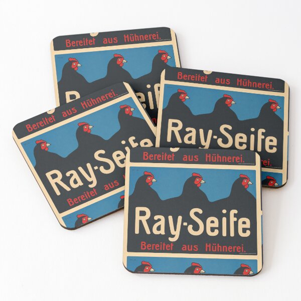 Item preview, Ray-Seife Soap Advertisement Three Hens designed and sold by artofuniverse.