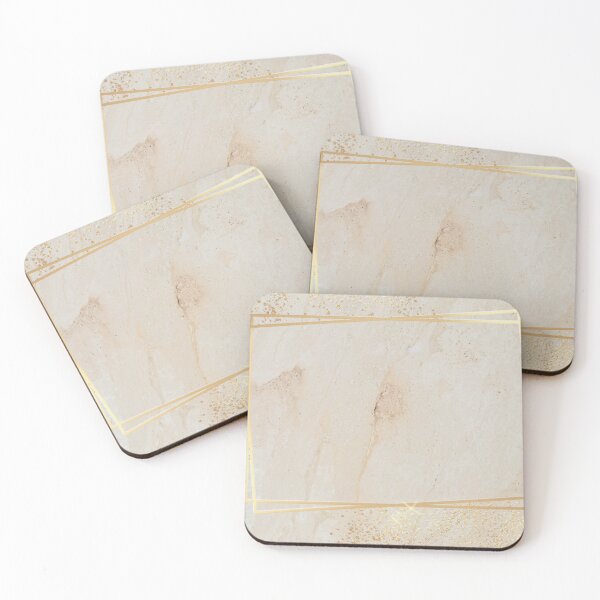 Item preview, uxury Beige Marble Wall Art with Geometric Gold Frame, Abstract Neutral Sparkle Poster Print designed and sold by Diseño que alegran tu día.