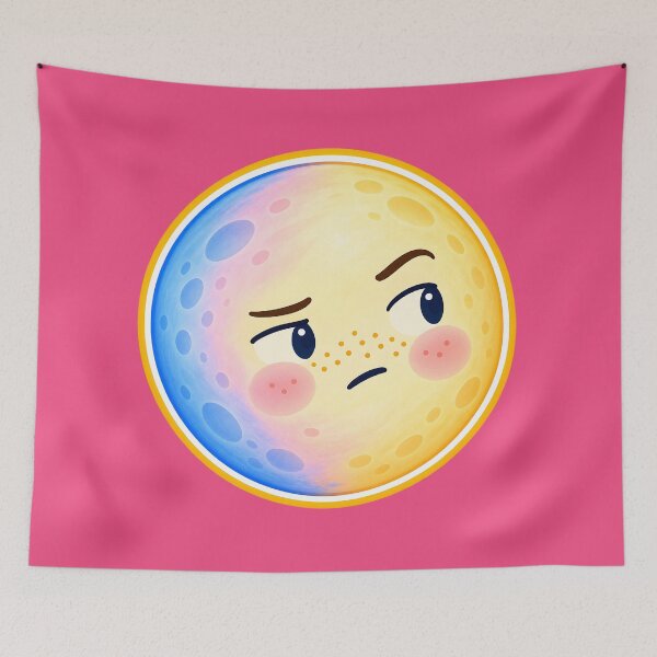 Item preview, Skeptical Moon designed and sold by emotiveskyco.