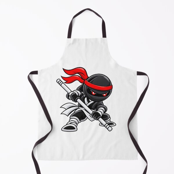 Item preview, Guerrero Chibi Ninja Bo con Bastón – Ninja Negro designed and sold by Chibi Ninja Squad.