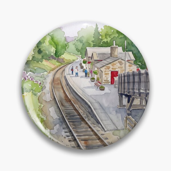 Item preview, Haworth Railway Station - Keighley and Worth Valley Railway designed and sold by ArtworkNorth.