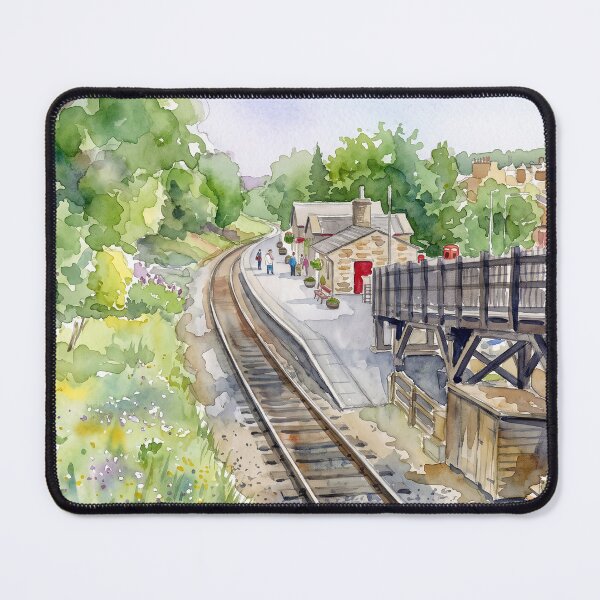Item preview, Haworth Railway Station - Keighley and Worth Valley Railway designed and sold by ArtworkNorth.