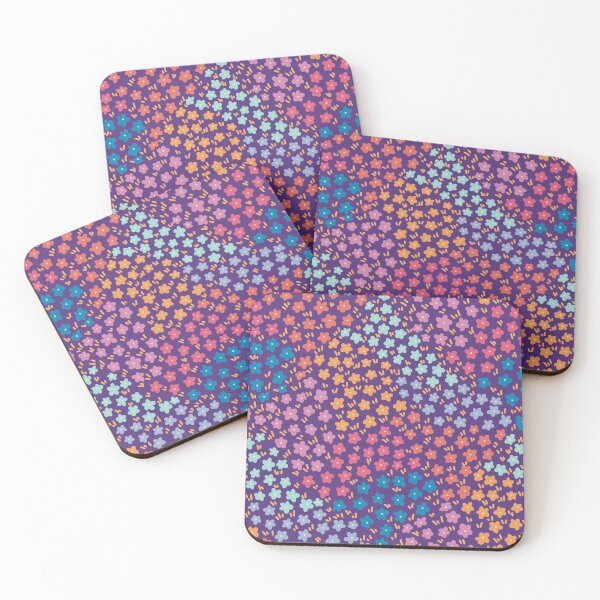 Item preview, Colourful Flower Pattern designed and sold by The Innocent Ghost Project.