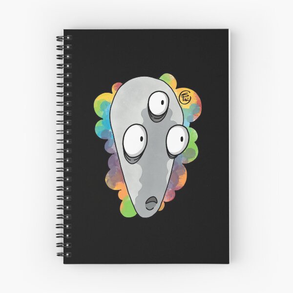 Item preview, Alien Head in the Clouds by shellyphilart designed and sold by shellyphilArt.