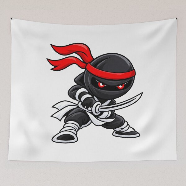 Item preview, Chibi Ninja Katana Strike - Cute Black Ninja designed and sold by Chibi Ninja Squad.