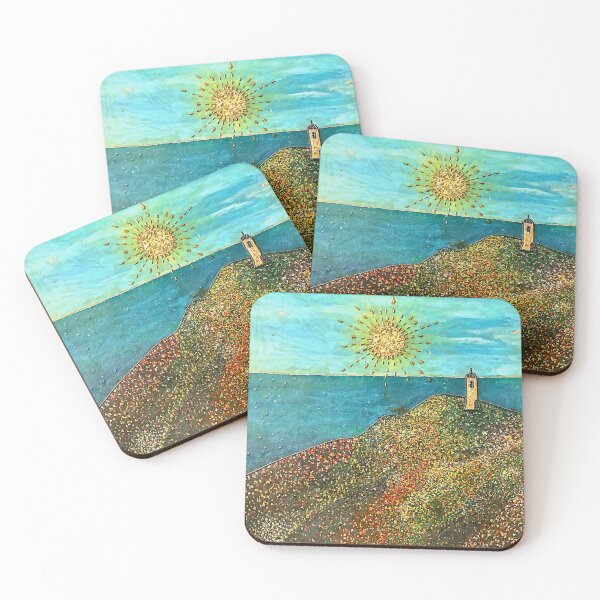 Item preview, Golden Sun over the Lighthouse designed and sold by Lina0305.