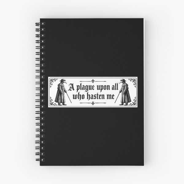 Item preview, Medieval Plague Doctor Bumper A Plague Upon All Who Hasten Me designed and sold by SULALA-cats.