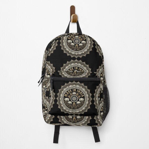 Item preview, Made in India Lotus Mandala - Vintage Ashoka Wheel Emblem designed and sold by Lucid Dream Pixel.