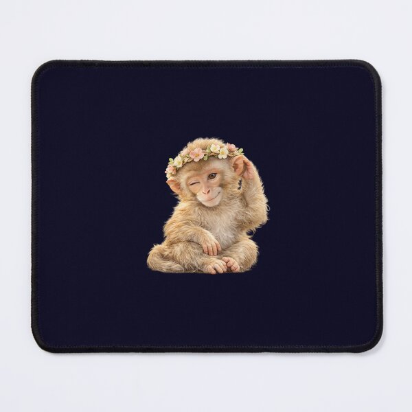 Item preview, Curious Monkey Eyes Portrait designed and sold by Fox Tail Seven.