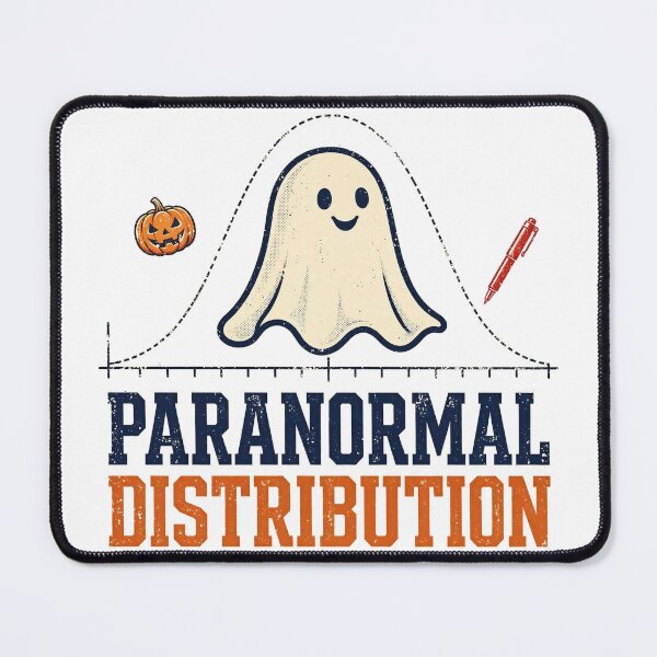 Item preview, Funny Ghost Paranormal Distribution Math Art designed and sold by theStaffRoomHQ.