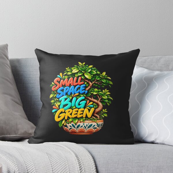Item preview, Small Space Big Green Bonsai Plant Lover Botanical Design designed and sold by AdicretorDesign.