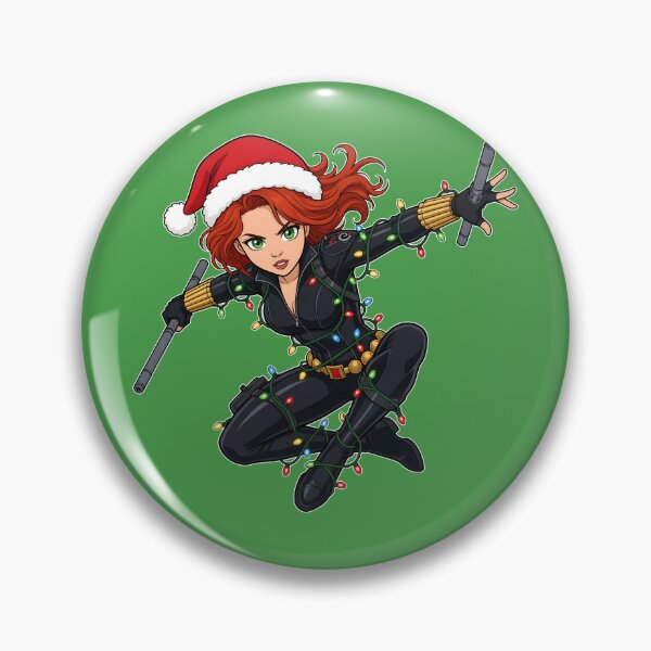 Item preview, Red Haired Superhero Christmas Holiday Lights designed and sold by MaremmaStudio.