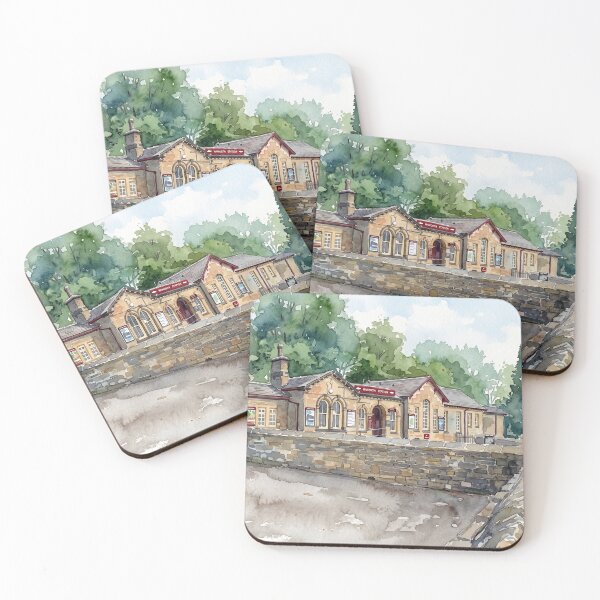 Item preview, Haworth Railway Station, Historic KWVR, Yorkshire designed and sold by ArtworkNorth.